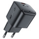 Acefast A77 mini Gan 30W TC+TC Charging Adapter 